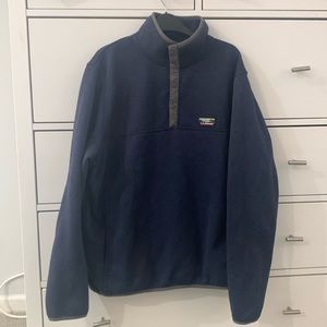 Men’s LL Bean Navy Sweater Fleece